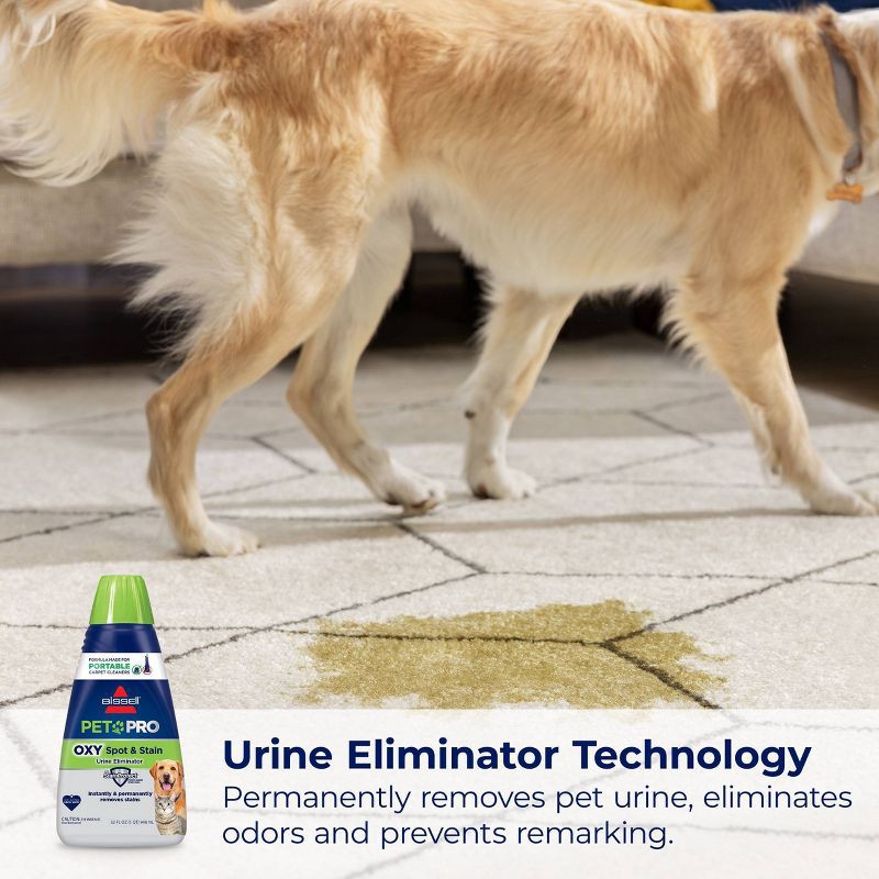 slide 6 of 8, BISSELL 32oz Pet Pro Oxy Spot & Stain - 2034: Carpet Cleaner Solution for Upholstery, Pet Beds, and Fabric, 32 oz