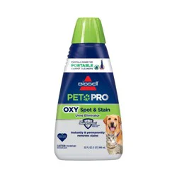 BISSELL 32 fl oz Pet Pro Oxy Spot & Stain - 2034: Carpet Cleaner Solution for Upholstery, Pet Beds, and Fabric