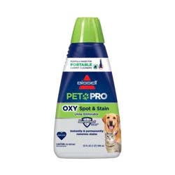 BISSELL 32 fl oz Pet Pro Oxy Spot & Stain - 2034: Carpet Cleaner Solution for Upholstery, Pet Beds, and Fabric