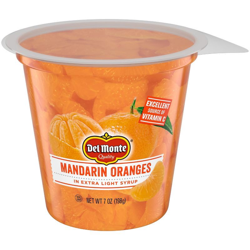 slide 5 of 8, Del Monte Fruit Naturals Mandarin Oranges in Extra Light Syrup - 7oz, 7 oz