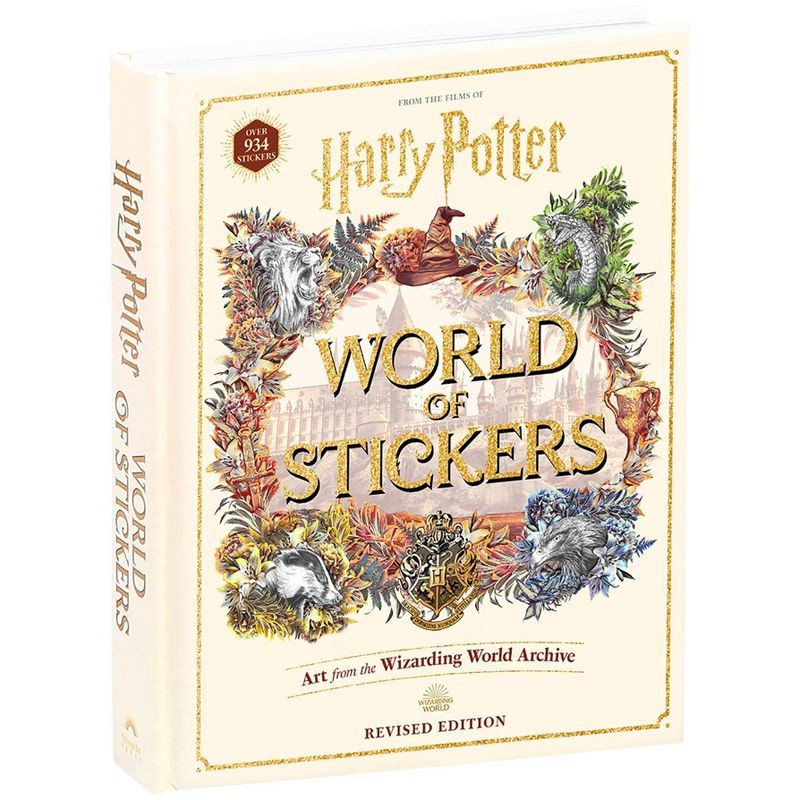 slide 2 of 8, Harry Potter World of Stickers - by Editors of Thunder Bay Press (Hardcover), 1 ct