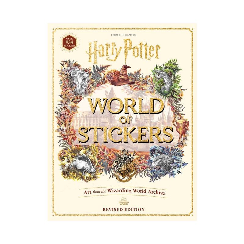 slide 1 of 8, Harry Potter World of Stickers - by Editors of Thunder Bay Press (Hardcover), 1 ct