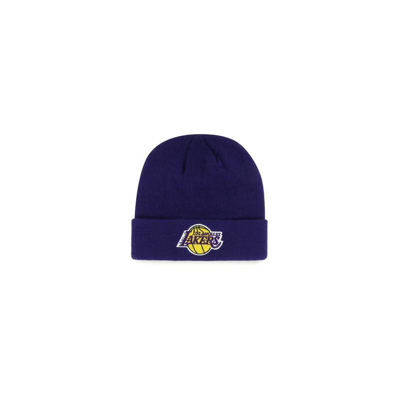 slide 1 of 2, NBA Los Angeles Lakers Cuff Knit Beanie: Team Logo Lightweight Acrylic Hat, 1 ct