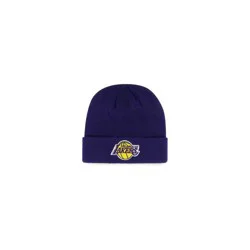 NBA Los Angeles Lakers Cuff Knit Beanie: Team Logo Lightweight Acrylic Hat