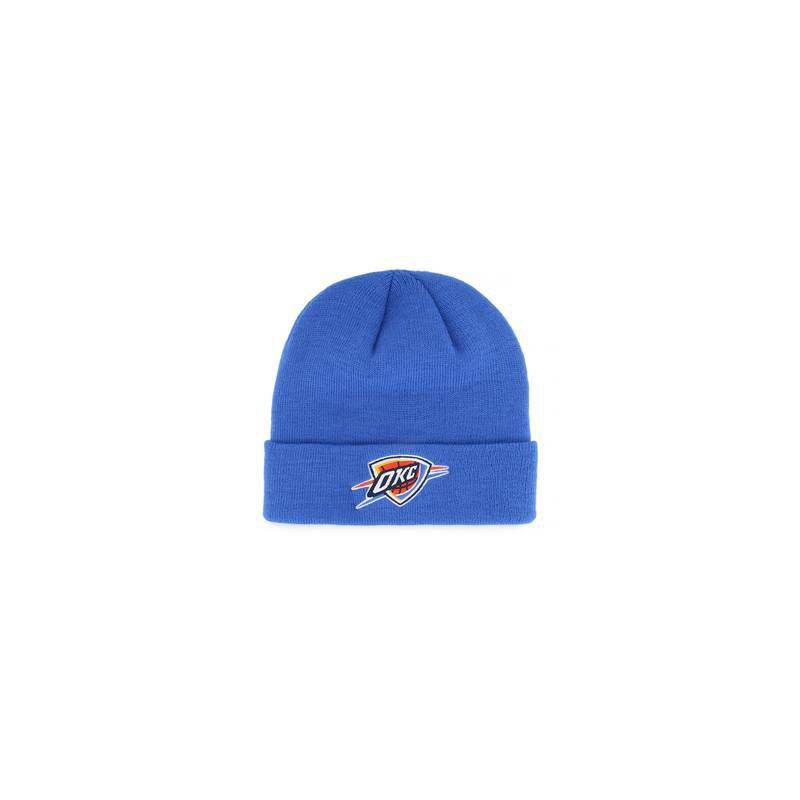 slide 1 of 2, NBA Oklahoma City Thunder Cuff Knit Beanie: Adult Lightweight Acrylic Hat, 1 ct