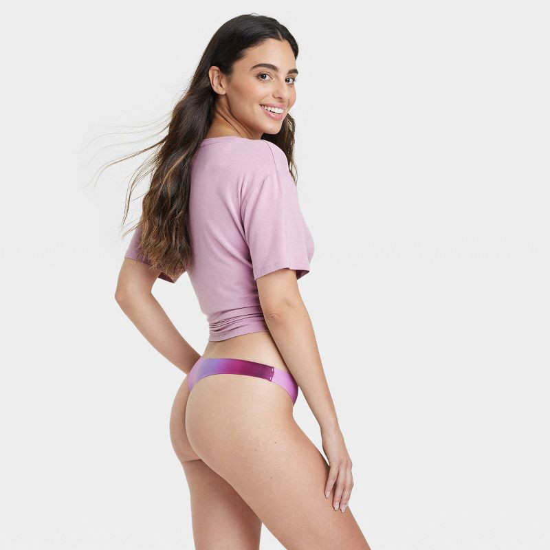 Women's Bonded Micro Thong - Auden Purple XL 1 ct