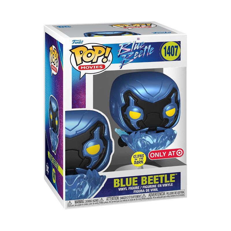 slide 1 of 4, Funko POP! Movies: Blue Beetle Vinyl Figure, 1 ct