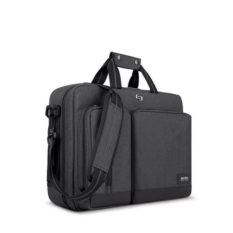 slide 2 of 8, Solo New York Duane 16" Hybrid Laptop Bag - Gray, 1 ct