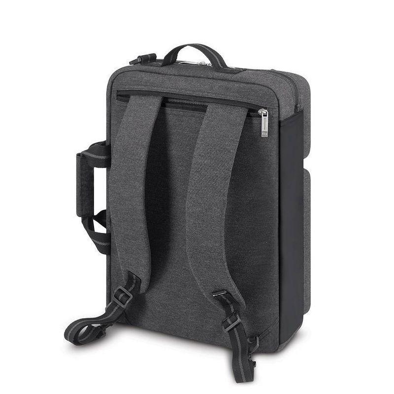 slide 5 of 8, Solo New York Duane 16" Hybrid Laptop Bag - Gray, 1 ct