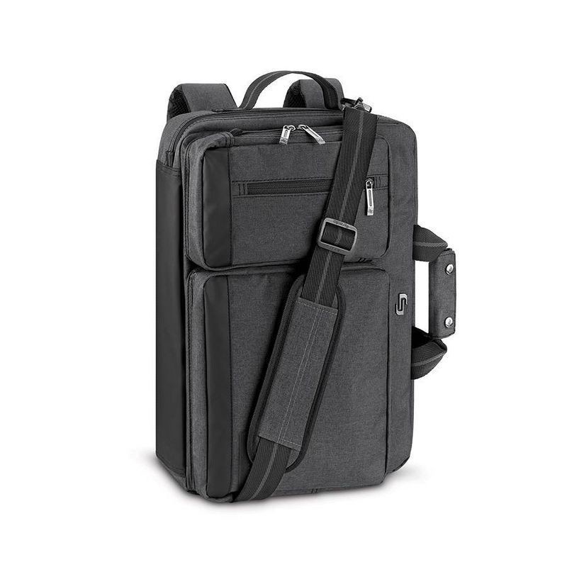 slide 8 of 8, Solo New York Duane 16" Hybrid Laptop Bag - Gray, 1 ct