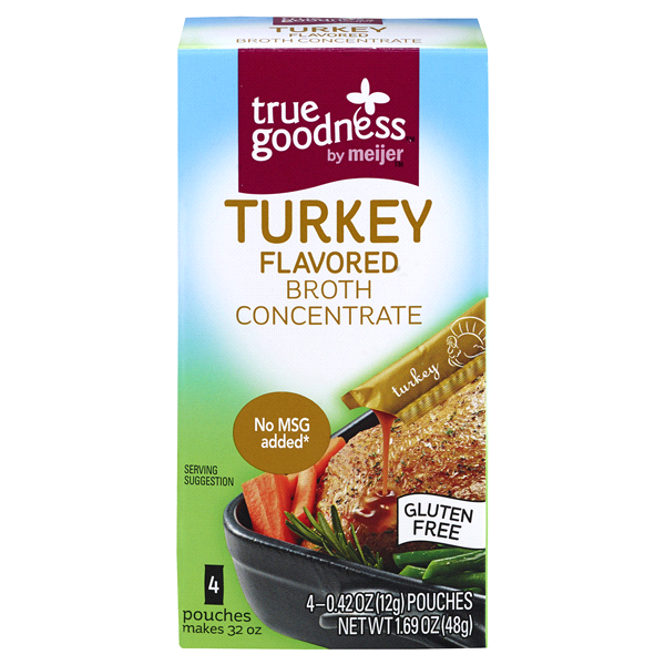 slide 1 of 4, True Goodness Turkey Flavor Broth Concentrate, 1.69 oz