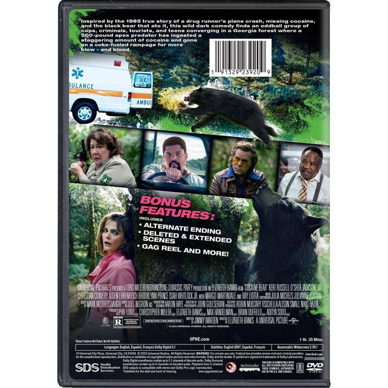 slide 4 of 4, Universal Home Video Cocaine Bear (DVD), 1 ct