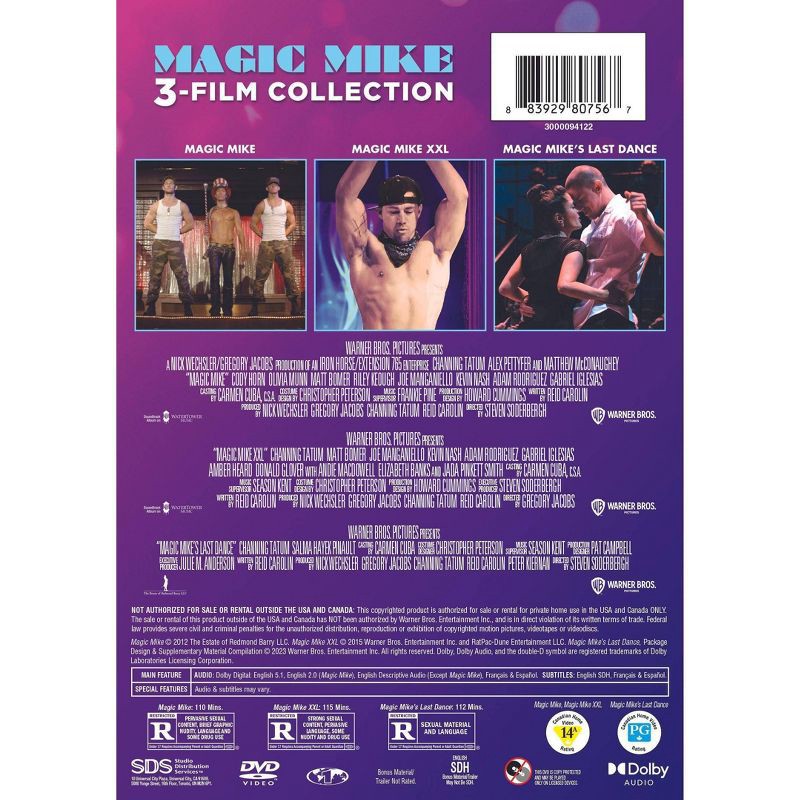 slide 4 of 4, Warner Home Video Magic Mike 3-Film Collection (DVD), 1 ct