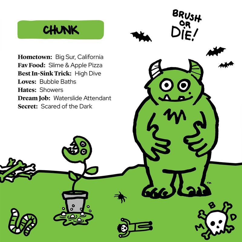 slide 6 of 7, Made by Dentists Kids' Monster Fluoride Anticavity Toothpaste - Sour Apple - 4.2oz, 4.2 oz