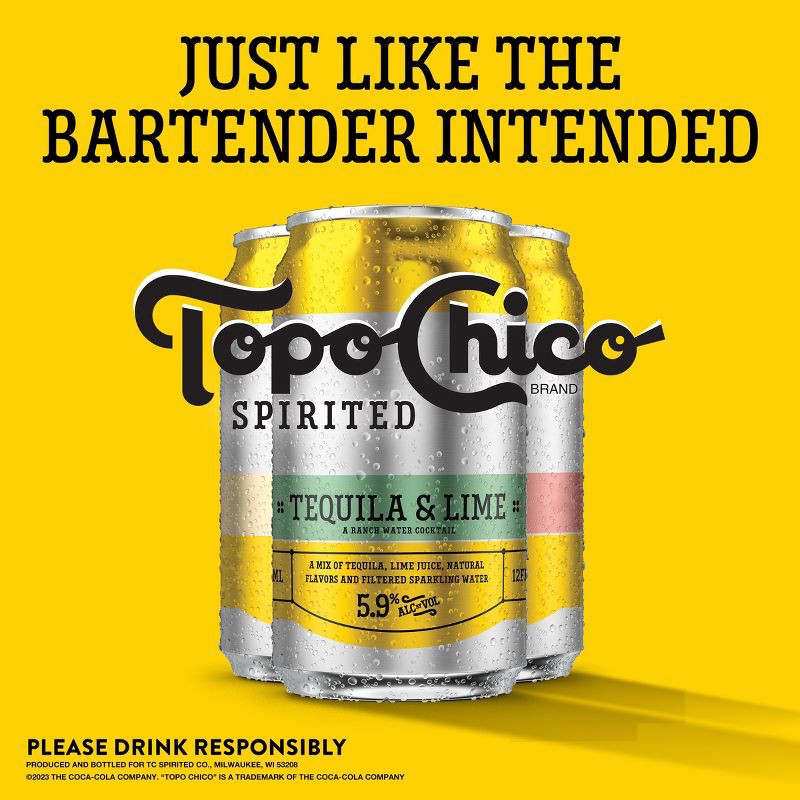 slide 4 of 9, Topo Chico Hard Seltzer Topo Chico Spirited Vodka & Lemon - 4pk/12 fl oz Cans, 4 ct; 12 fl oz