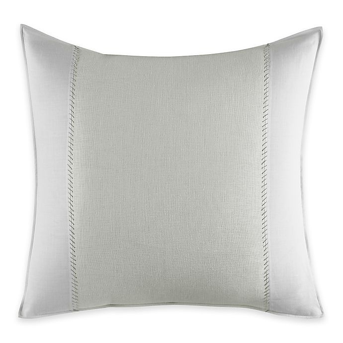 slide 1 of 1, Vera Wang Home Painted Stripe European Pillow Sham - White, 1 ct