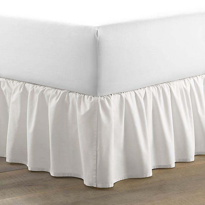 slide 2 of 2, Laura Ashley Ruffle Queen Bed Skirt - White, 1 ct