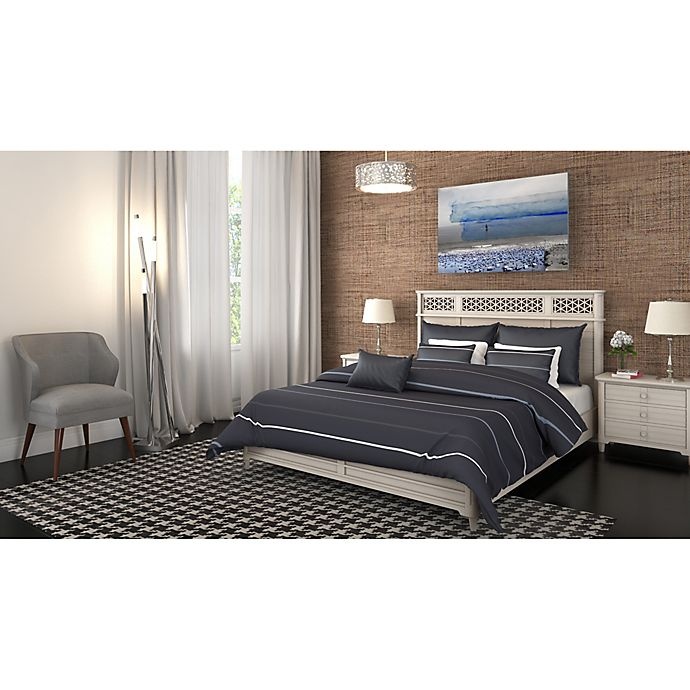 slide 3 of 3, Nautica Southport Twin Duvet Cover Set - Navy, 1 ct