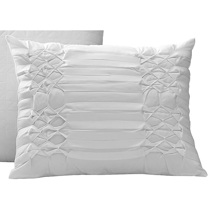 slide 3 of 3, City Scene Triple Diamond Oblong Throw Pillow - White, 1 ct