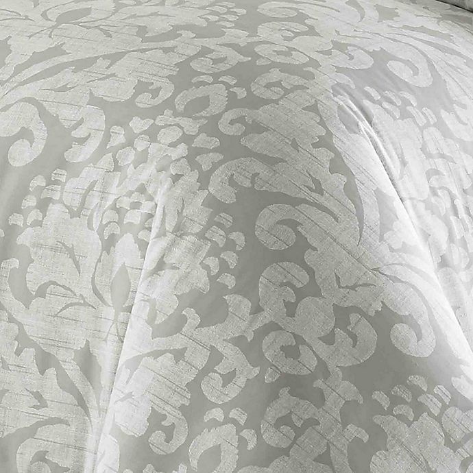 slide 3 of 3, Stone Cottage Camden Reversible King Duvet Set - Grey, 3 ct