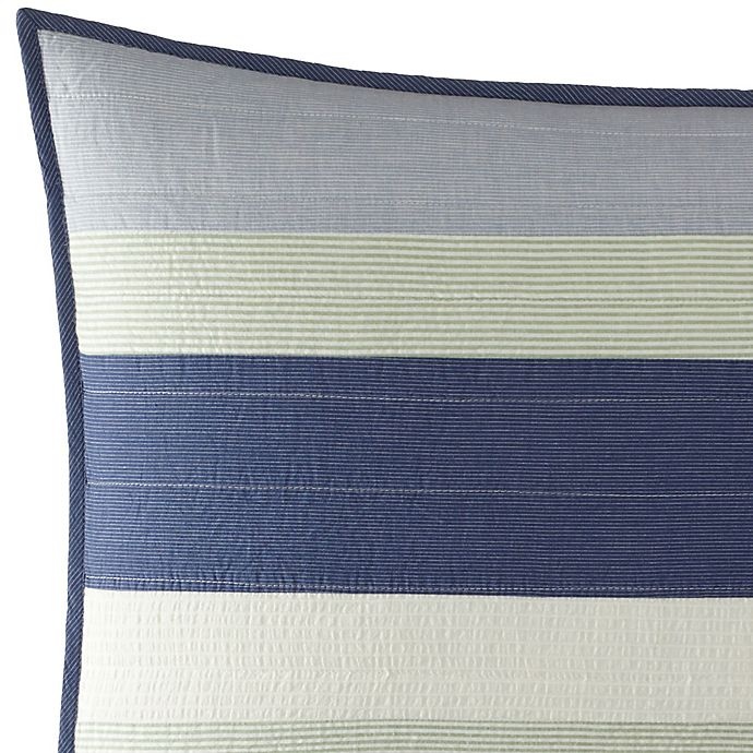 slide 2 of 2, Nautica Terry Cove Standard Pillow Sham - Green, 1 ct