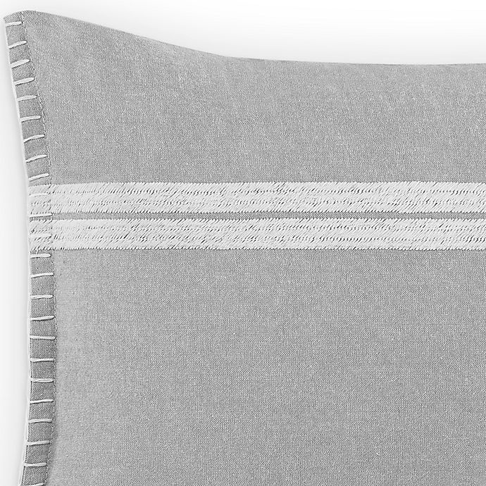 slide 2 of 2, ED Ellen DeGeneres Claremont Striped Oblong Breakfast Pillow - Grey, 1 ct