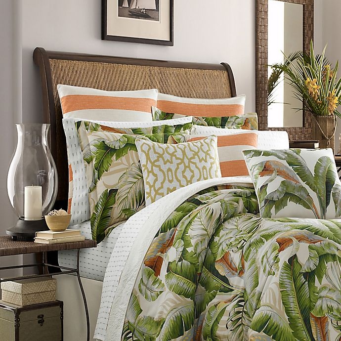 slide 3 of 4, Tommy Bahama Palmiers King Duvet Cover Set - Green, 1 ct