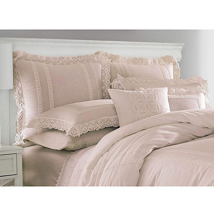 slide 2 of 3, Laura Ashley Annabella Duvet Cover Set - Pastel Pink, 1 ct