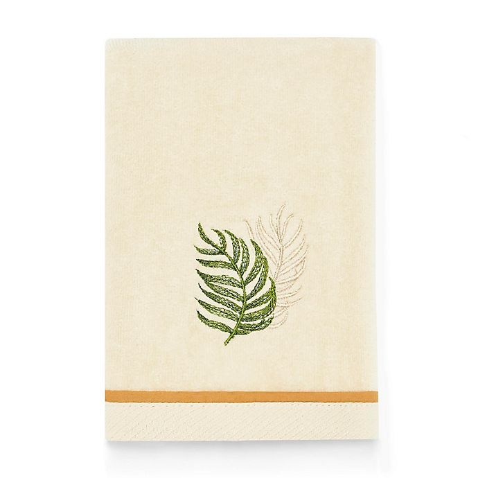 slide 4 of 4, Tommy Bahama Palmiers Finger Tip Towel - Natural, 1 ct