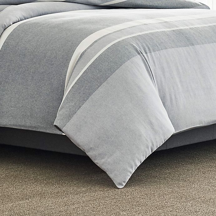 slide 3 of 3, Nautica Clearview Full/Queen Duvet Cover Set - Grey, 1 ct