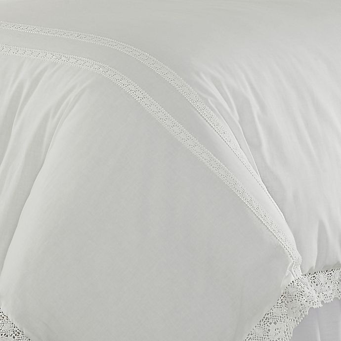 slide 4 of 4, Laura Ashley Annabella King Comforter Set - White, 1 ct