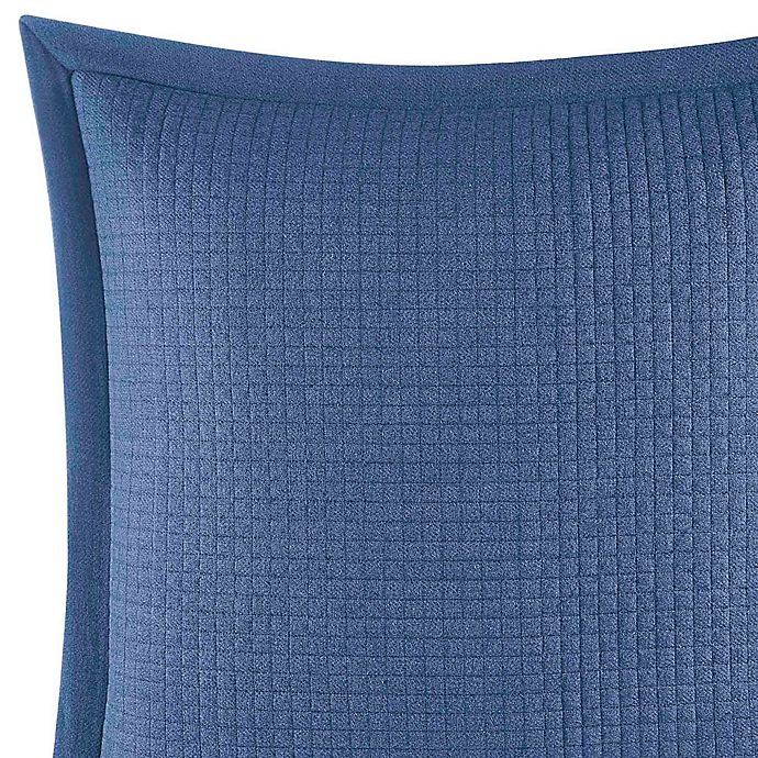 slide 2 of 3, Nautica Norcross European Pillow Sham - Navy, 1 ct