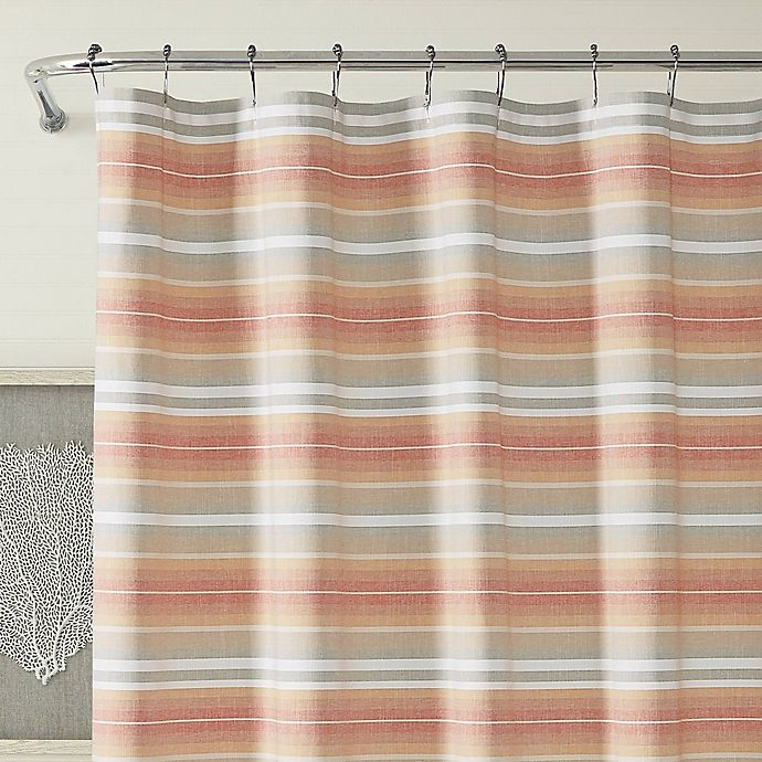 slide 2 of 3, Tommy Bahama Sunrise Stripe Shower Curtain, 1 ct