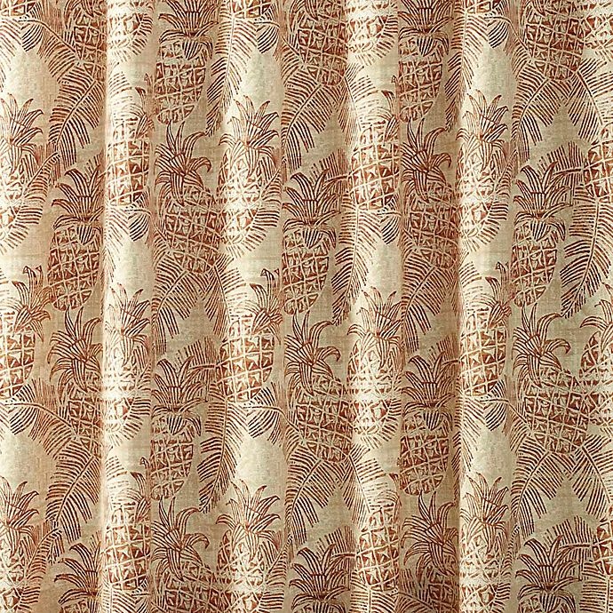 slide 3 of 3, Tommy Bahama Pineapple Palm Shower Curtain - Sienna, 1 ct