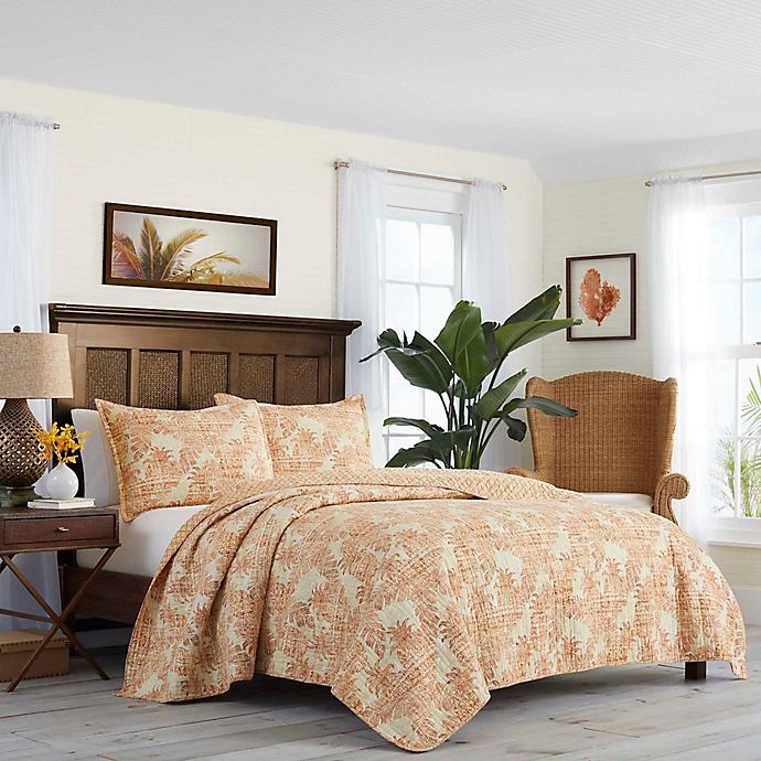 slide 3 of 3, Tommy Bahama Batik Pineapple Twin Quilt - Sienna, 1 ct