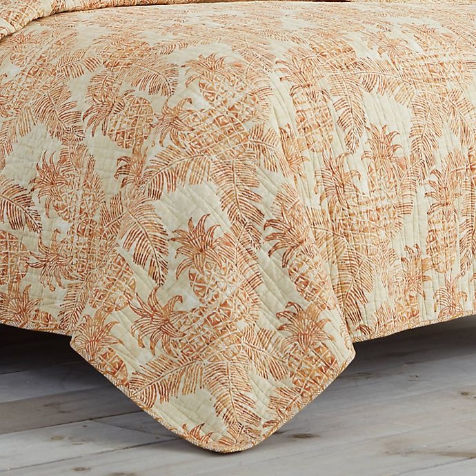 slide 2 of 3, Tommy Bahama Batik Pineapple Twin Quilt - Sienna, 1 ct