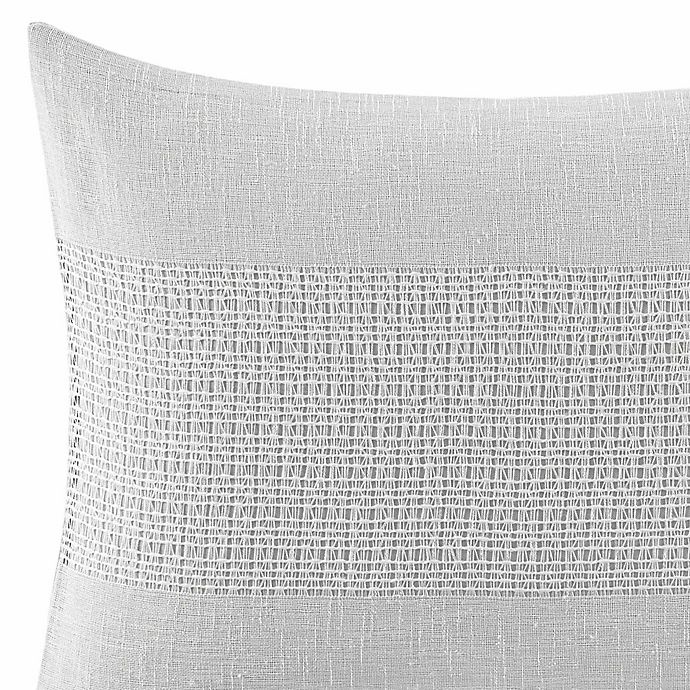 slide 2 of 3, Vera Wang Silver Birch White Open Weave Breakfast Pillow, 1 ct