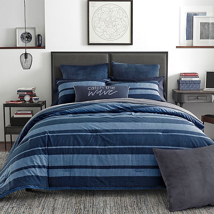 slide 3 of 5, Nautica Longpoint Twin/Twin XL Comforter Set - Navy, 1 ct