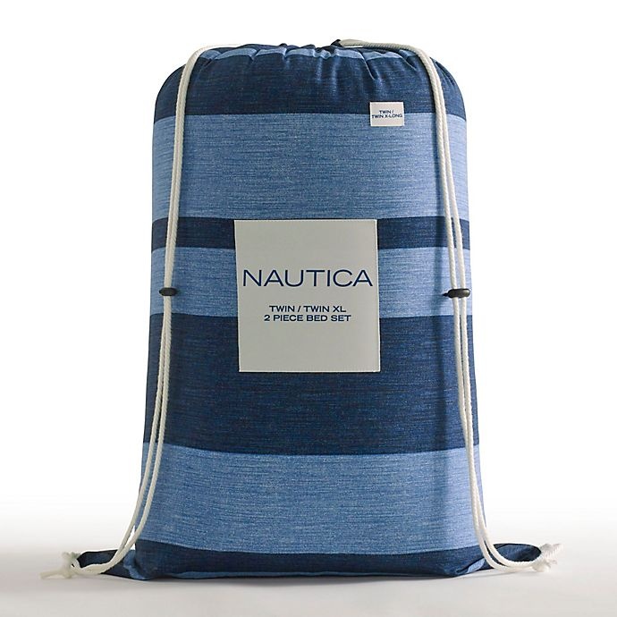 slide 2 of 5, Nautica Longpoint Twin/Twin XL Comforter Set - Navy, 1 ct