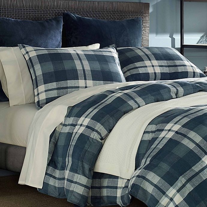 slide 2 of 3, Nautica Crossview Plaid Reversible Twin/Twin XL Comforter Set - Navy, 1 ct