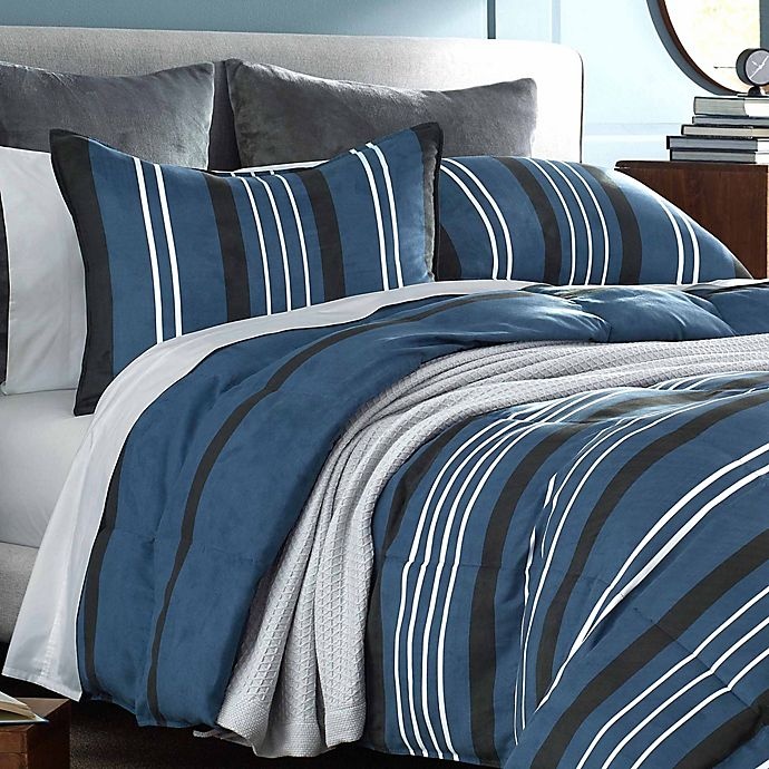 slide 2 of 3, Nautica Valmont Twin/Twin XL Comforter Set - Navy, 1 ct