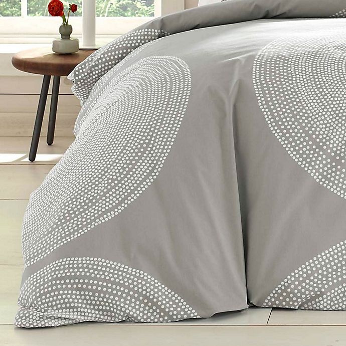 slide 5 of 6, marimekko Fokus Full/Queen Duvet Cover Set - Grey, 3 ct