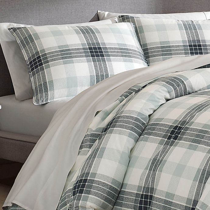 slide 2 of 3, Eddie Bauer Winter Ridge Plaid Reversible King Comforter Set - Green, 3 ct