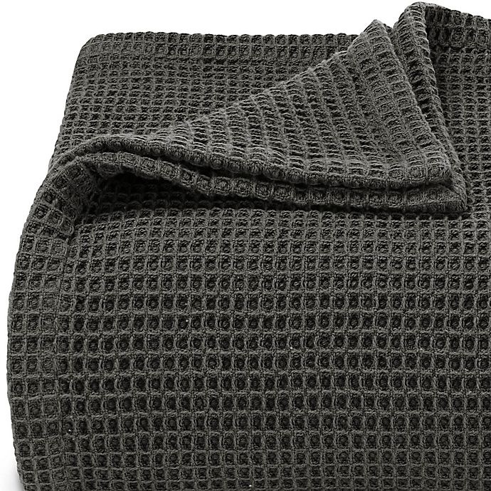 slide 2 of 3, Vera Wang Waffleweave Full/Queen Blanket - Charcoal, 1 ct