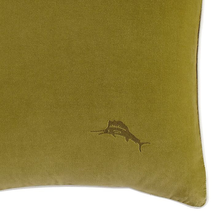 slide 2 of 4, Tommy Bahama Canyon Palms Velvet Square Throw Pillow - Green, 1 ct