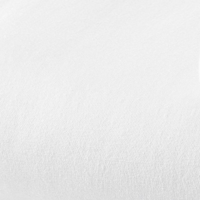 slide 2 of 4, Nautica Jersey Knit Solid Twin Sheet Set - White, 1 ct