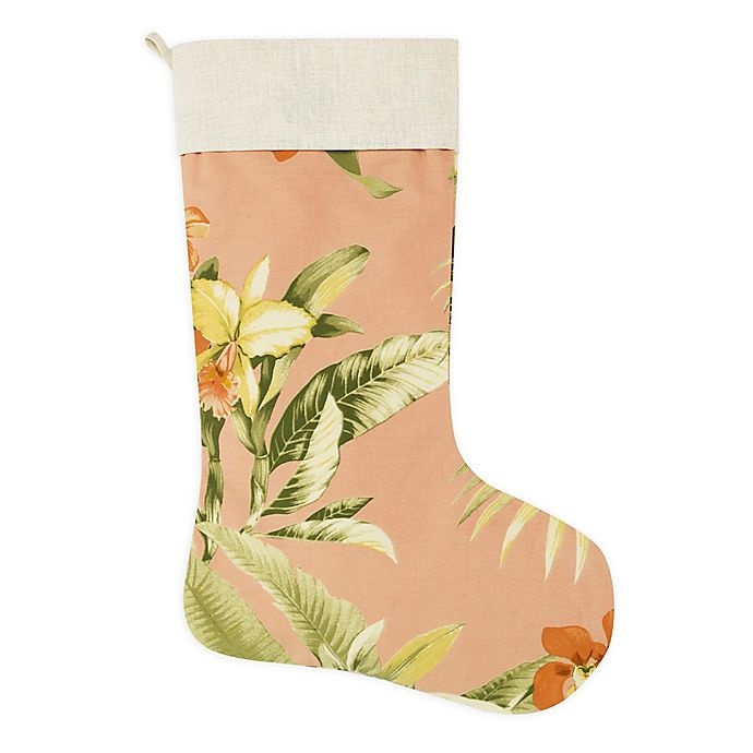 slide 1 of 3, Tommy Bahama Siesta Key Cantaloupe Holiday Stocking, 1 ct