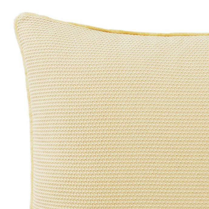 slide 2 of 3, Tommy Bahama Resort Pique European Pillow Sham - Ochre, 1 ct