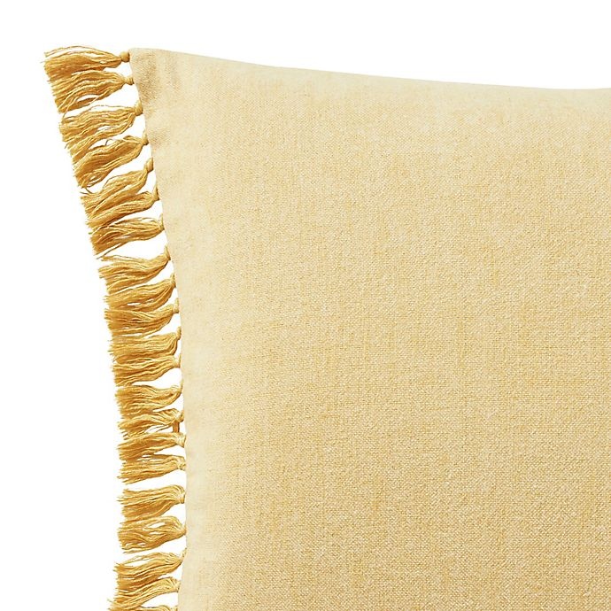 slide 2 of 3, Tommy Bahama Island Essentials Fringe European Sham Pillow - Orchre, 1 ct