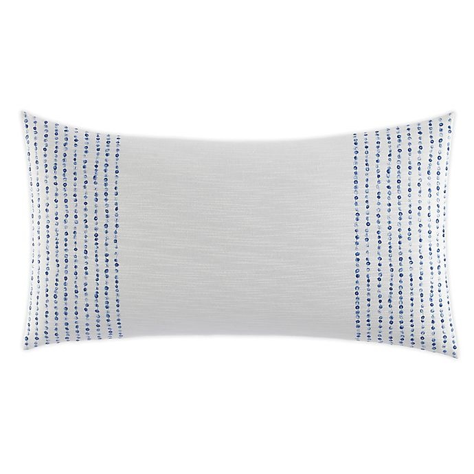slide 1 of 4, NAUTICA Langford Lumbar French Knot Decorative Pillow - Blue, 1 ct